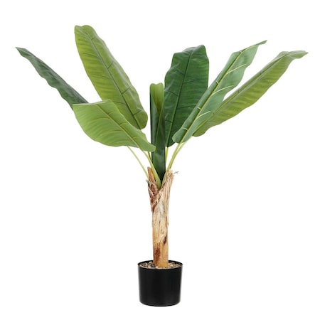 Safavieh 40 in. Faux Potted Banana Leaf Tree, Green FXP2009A